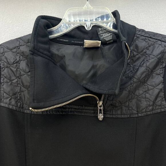 Harley Davidson Performance Women's Quarter Zip Jacket Size S Black Quilted - Picture 14 of 16